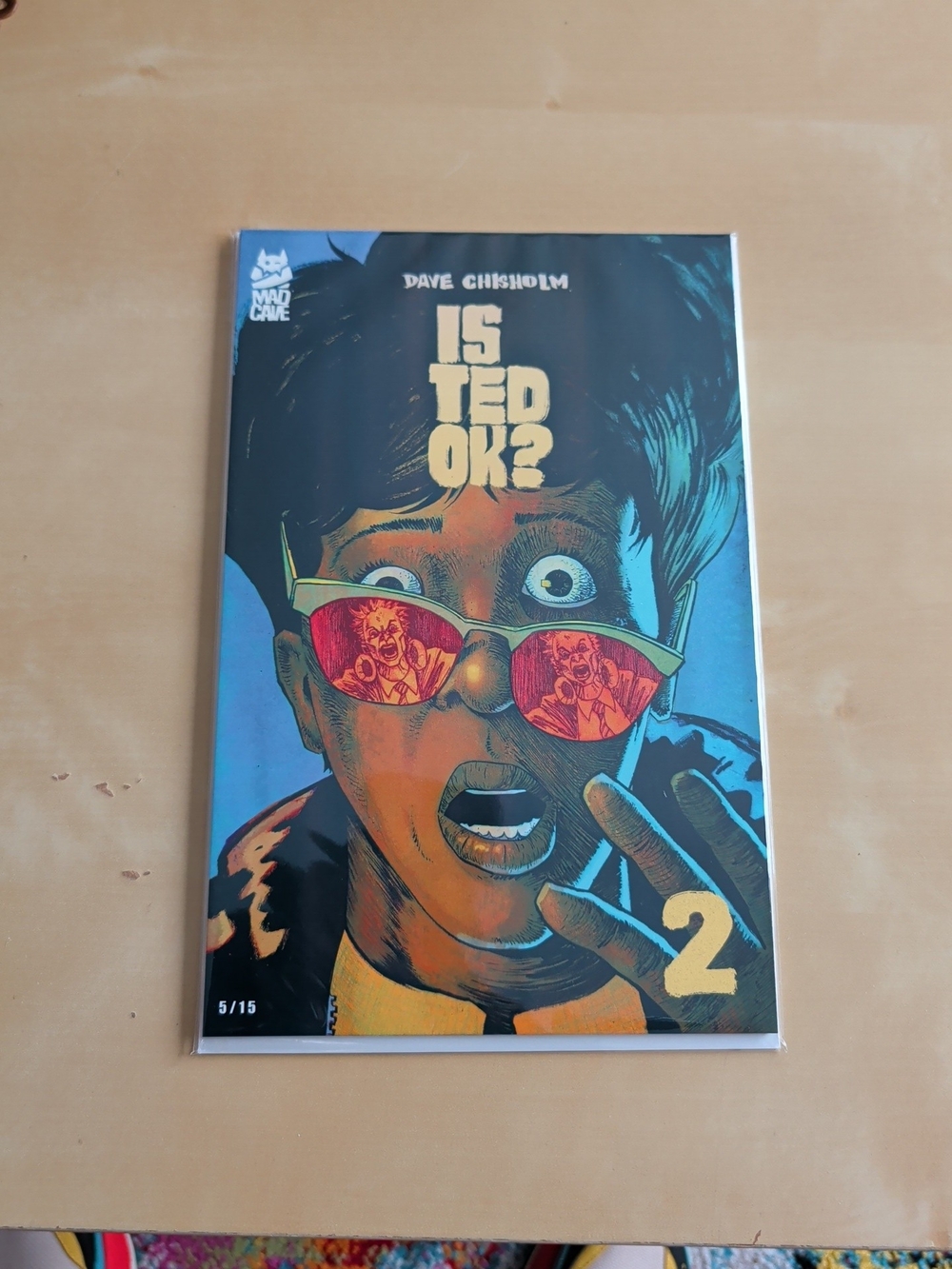 IS TED OK? Mad Cave Exclusive Glow In The Dark Metal Cover  5/15 LTD